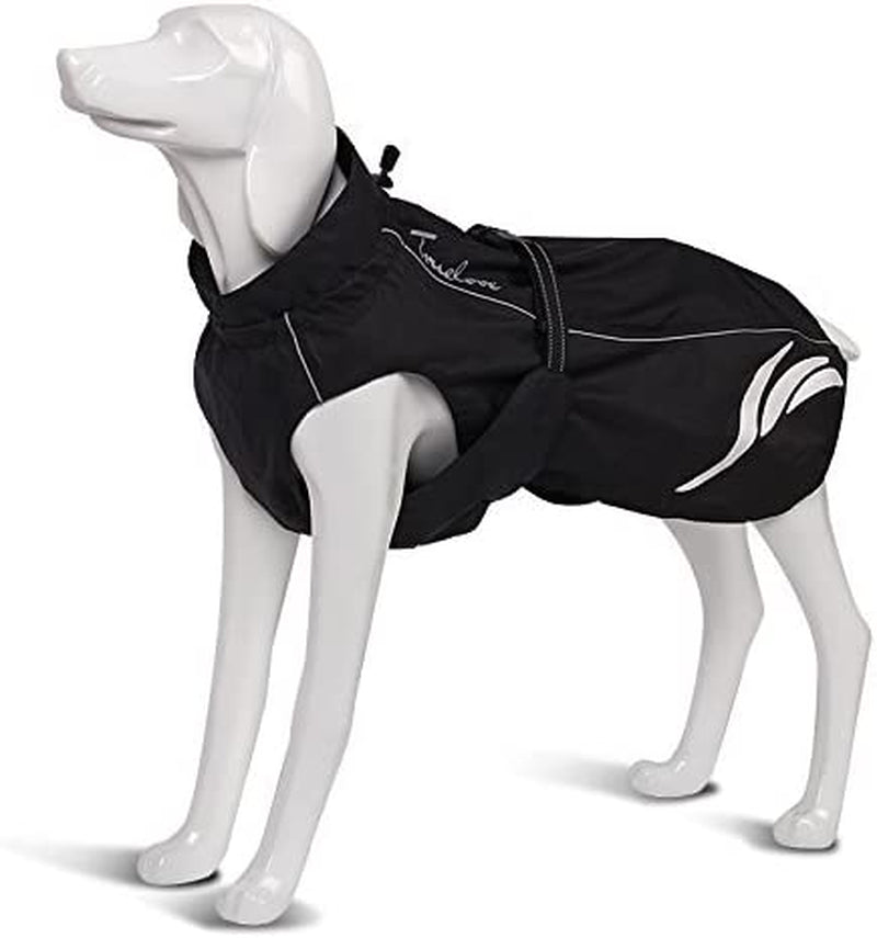 Mt. Tallac Waterproof Winter Dog Coat - Insulated, Adjustable, and Reflective Jacket for Large Breeds
