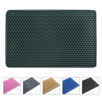 Double Layer Waterproof Cat Litter Trapping Mat - Keep Your Home Clean and Your Cat Happy in Vibrant Green