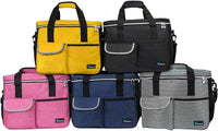 Ultimate Travel Bag Organizer for Dogs and Cats - Complete Diaper Bag with Food Container, Bowls & Accessories for Adventurous Weekend Getaways