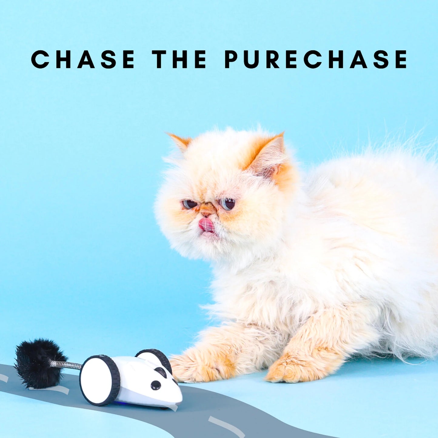 Engage Your Pet with the Purechase Smart Cat Toy – Interactive Mouse Toy with App Control, Adjustable Speed, and USB Rechargeable Features for Cats and Dogs