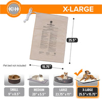Transform Your Pet's Comfort with the K&H Extra-Large Heated Pet Bed Warmer - Waterproof, Automatic Temperature Control for Ultimate Relaxation