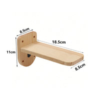 Elevate Your Cat's Playtime with Our Stylish Wall Climbing Shelf - Multi-Functional Cat Tree with Scratching Post, Bed, and Hiding House