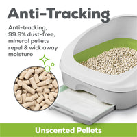 Tidy Cats Breeze Unscented Cat Litter Refill - 99.9% Dust Free, Perfect for Multi-Cat Homes, 4 Pack of Zeolite Pellets