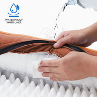 Cozy Brown Orthopedic Dog Bed - 24" x 18" Supportive Foam Sofa for Small Pets with Removable Washable Cover