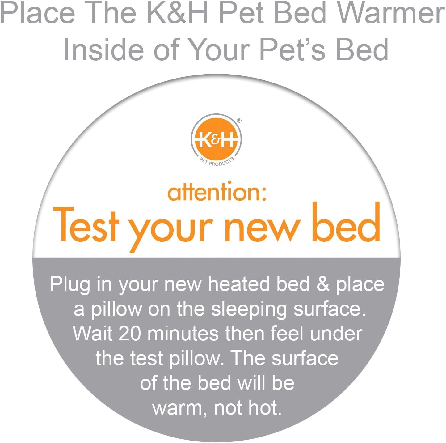 Transform Your Pet's Comfort with the K&H Extra-Large Heated Pet Bed Warmer - Waterproof, Automatic Temperature Control for Ultimate Relaxation