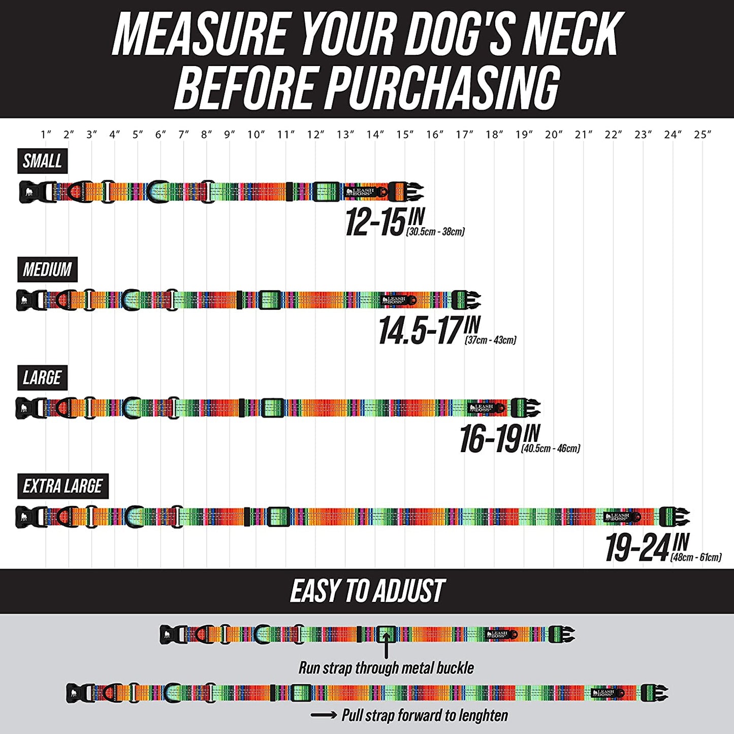 Premium Reflective Martingale Collar for Dogs | Adjustable No-Pull Training Collar for Large, Medium, and Small Breeds | Quick Release Buckle for Easy On/Off