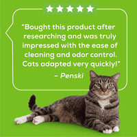 Tidy Cats Breeze Unscented Cat Litter Refill - 99.9% Dust Free, Perfect for Multi-Cat Homes, 4 Pack of Zeolite Pellets