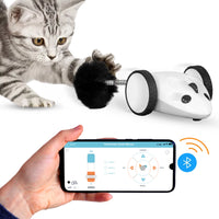 Engage Your Pet with the Purechase Smart Cat Toy – Interactive Mouse Toy with App Control, Adjustable Speed, and USB Rechargeable Features for Cats and Dogs