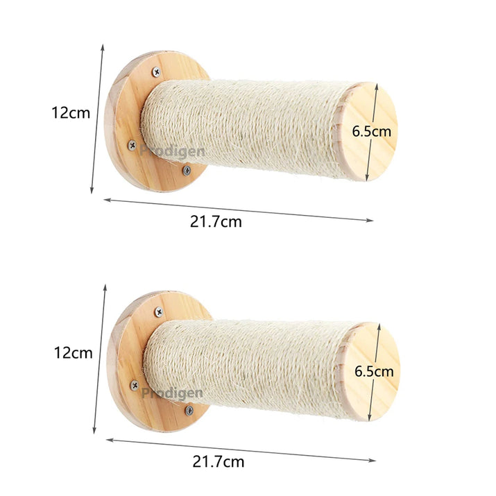 Elevate Your Cat's Playtime with Our Stylish Wall Climbing Shelf - Multi-Functional Cat Tree with Scratching Post, Bed, and Hiding House