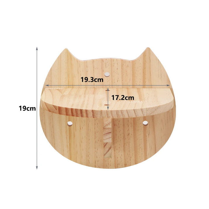 Elevate Your Cat's Playtime with Our Stylish Wall Climbing Shelf - Multi-Functional Cat Tree with Scratching Post, Bed, and Hiding House