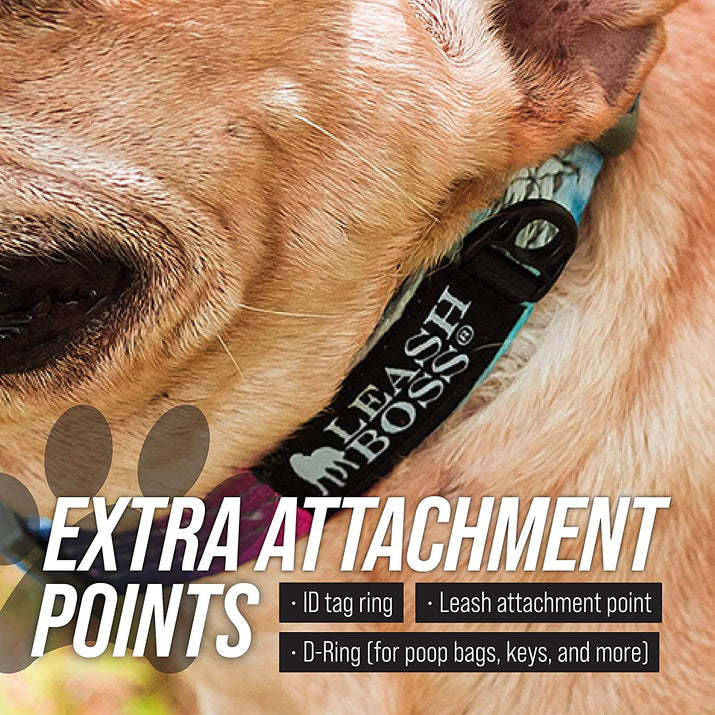 Premium Reflective Martingale Collar for Dogs | Adjustable No-Pull Training Collar for Large, Medium, and Small Breeds | Quick Release Buckle for Easy On/Off
