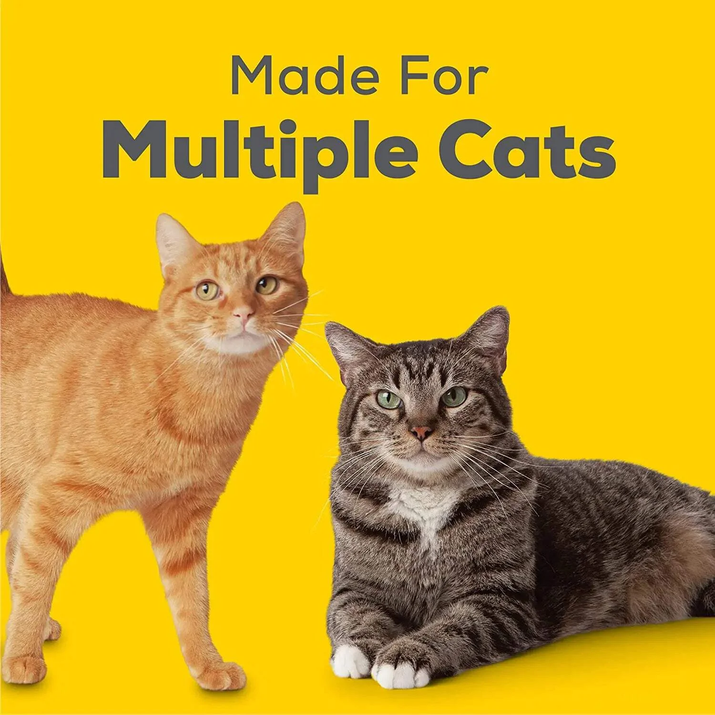 Tidy Cats Breeze Unscented Cat Litter Refill - 99.9% Dust Free, Perfect for Multi-Cat Homes, 4 Pack of Zeolite Pellets