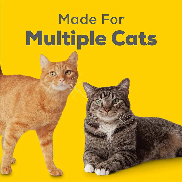 Tidy Cats Breeze Unscented Cat Litter Refill - 99.9% Dust Free, Perfect for Multi-Cat Homes, 4 Pack of Zeolite Pellets