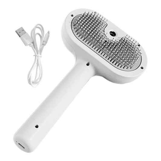 Revolutionary Pet Hair Remover Brush for Dogs and Cats - Self-Cleaning, Ergonomic Design with Unique Spray Function for Effortless Grooming